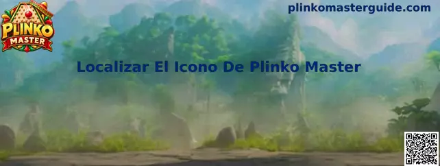 Localizar El Icono De Plinko Master en un dispositivo móvil