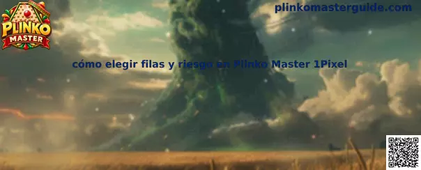 Imagen ilustrativa sobre la elección de filas y niveles de riesgo en Plinko Master 1Pixel