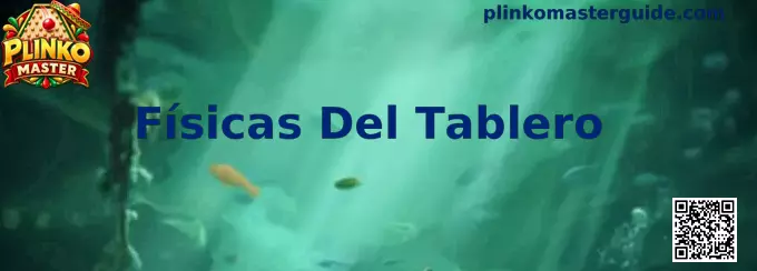 Representación del tablero Plinko Master y sus físicas de rebote
